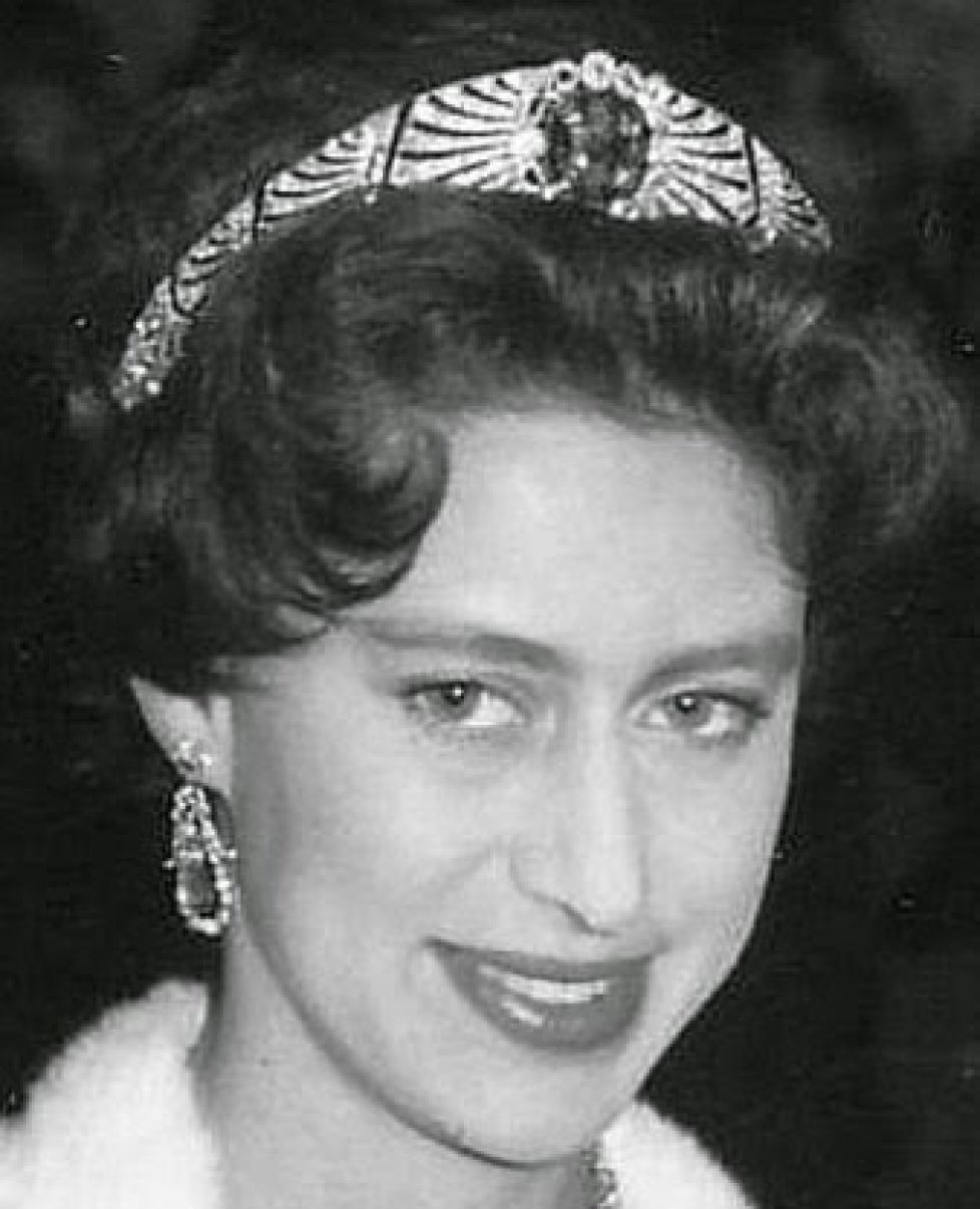 Sapphire & Diamond Bandeau () Queen Mary here Princess Margaret 2
