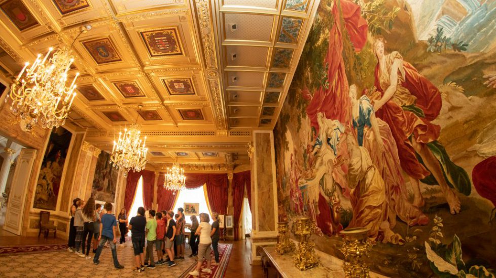 335_visite_Cycle_4_Garnich_Palais_Grand_Ducal - Visite Cycle 4 Garnich Palais Grand-Ducal - Luxembourg - Ville - Palais Grand-Ducal - 12/07/2018 - photo: claude piscitelli