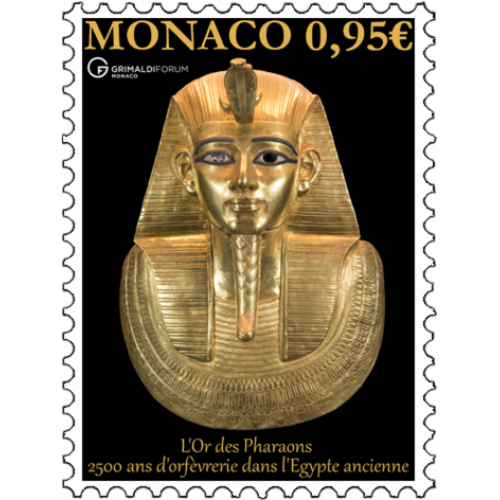 Un timbre pour l’exposition “L’or des pharaons”