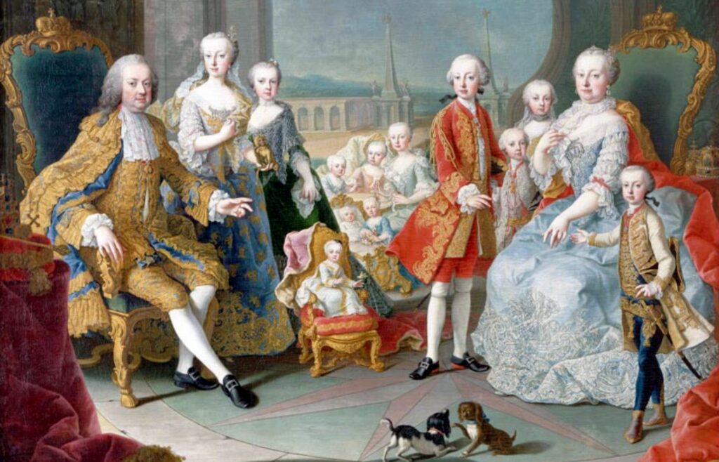 La famille impériale d’Autriche par van Meytens – Noblesse & Royautés