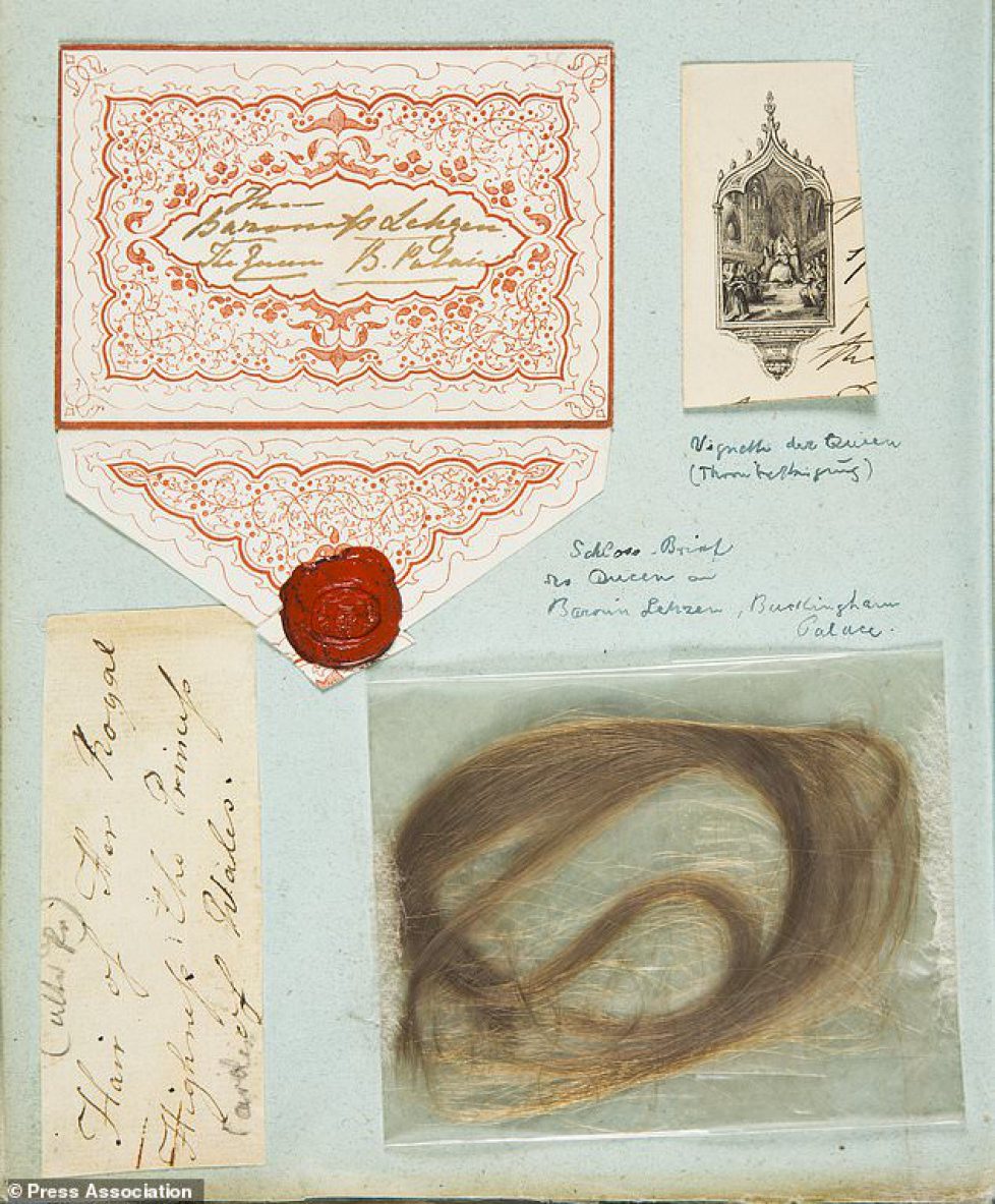 Memorial album collected by Baroness Louise von Lehzen