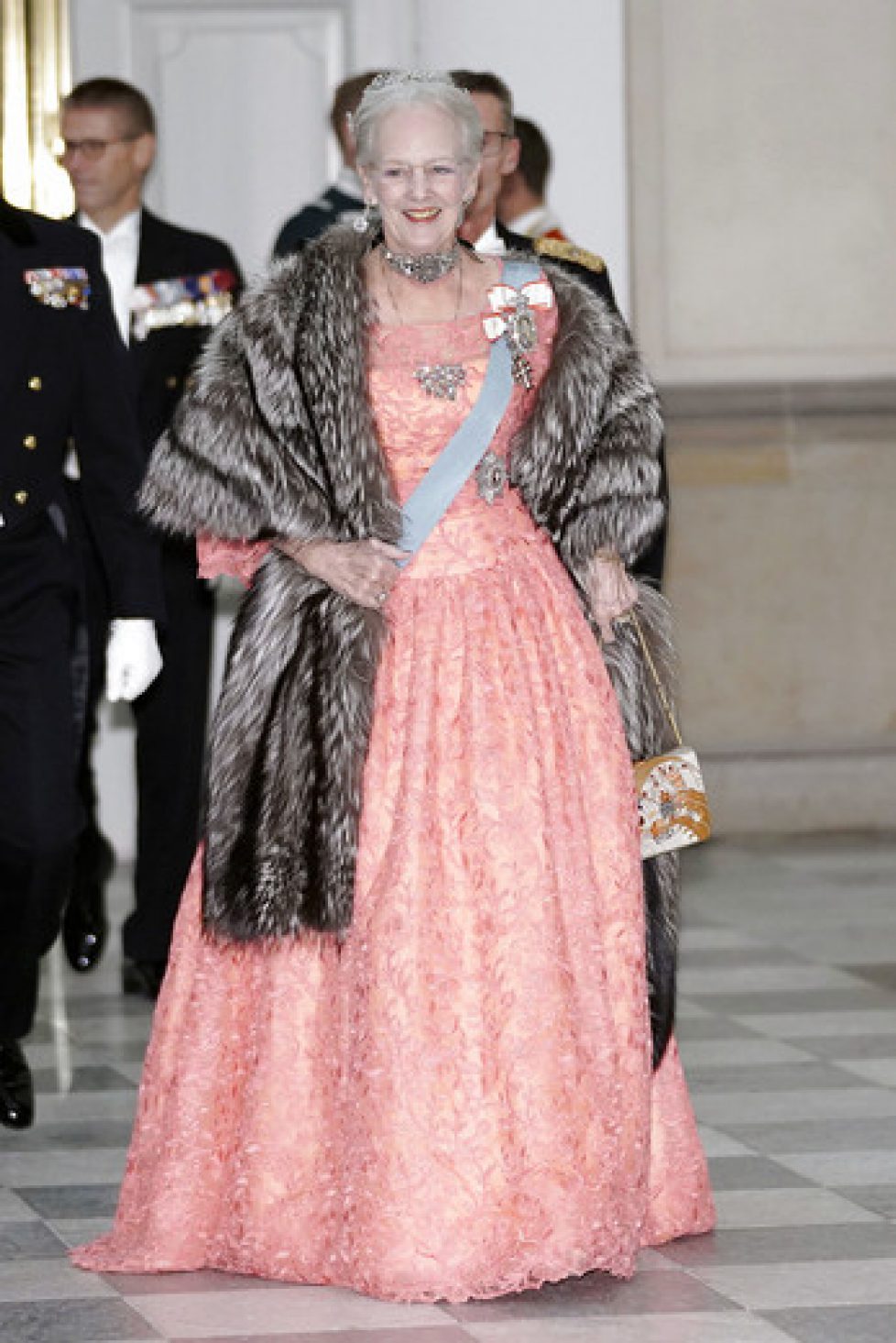 Dronning Margrethe er vært ved aftenselskab