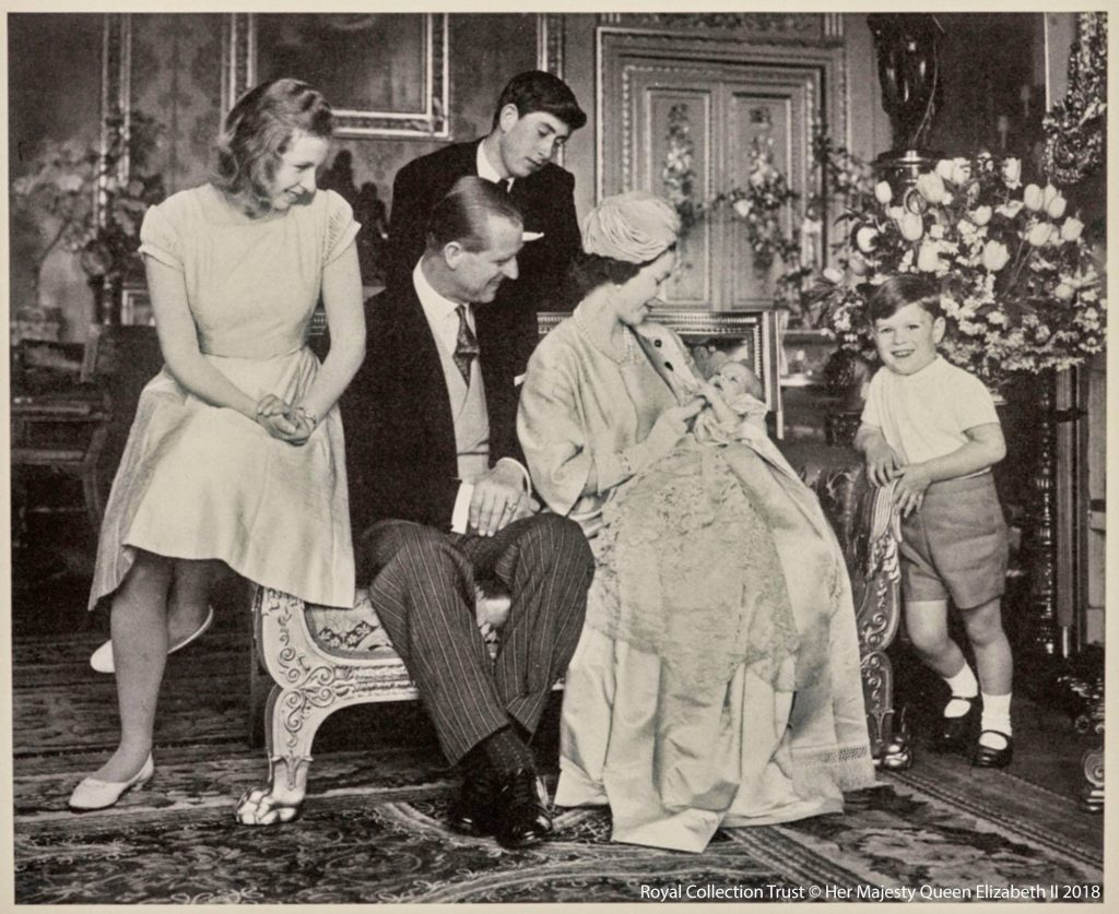 Archives carte de vœux 1964 d’Elizabeth II Noblesse & Royautés