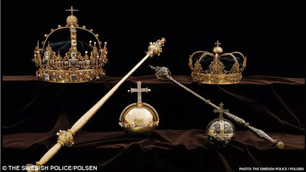 Les couronnes du trésor suédois dérobées, probablement à jamais perdues