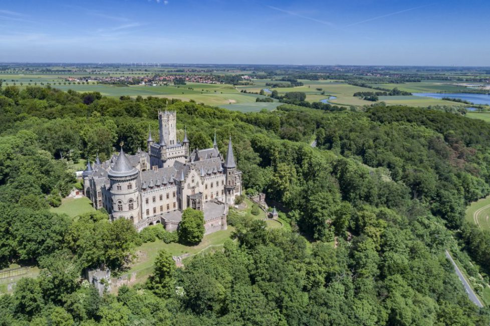 Dronenaufnahme Schloss Marienburg © Stefan Knaak