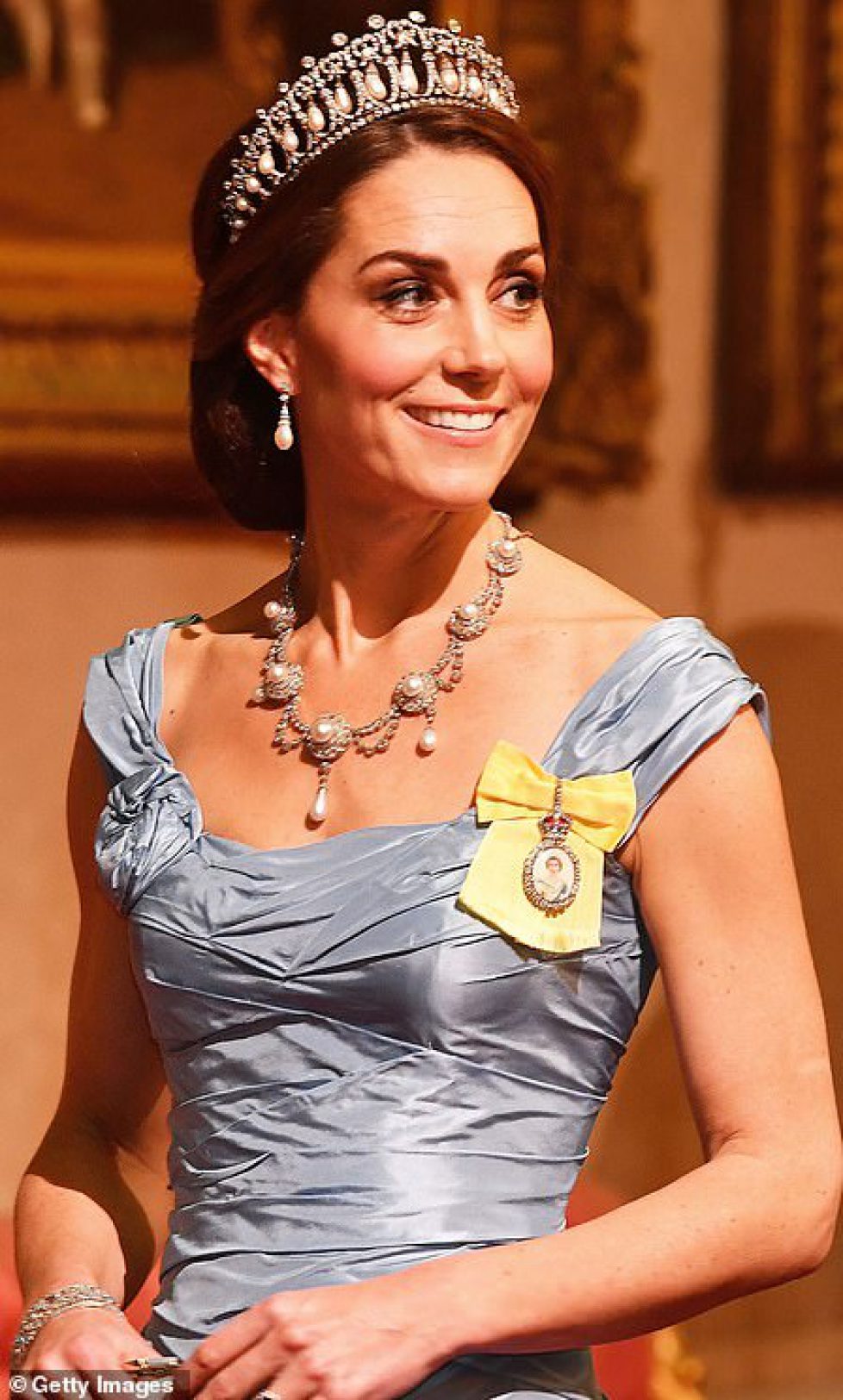 The-Duchess-of-Cambridge-most-recently-wore-the-Lovers-Knot-Tiara-to-the-state-banquet-held-in-honour-of-Queen-Maxima
