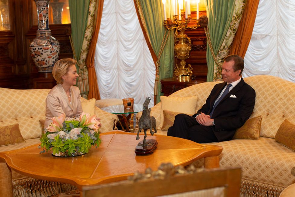 22_CGDL_audience_Mme_Ursula_von_der_Leyen - CGDL audience Mme. Ursula von de rLeyen - Luxembourg - Ville - Palais Grand-Ducal - 13/01/2020 - photo: claude piscitelli