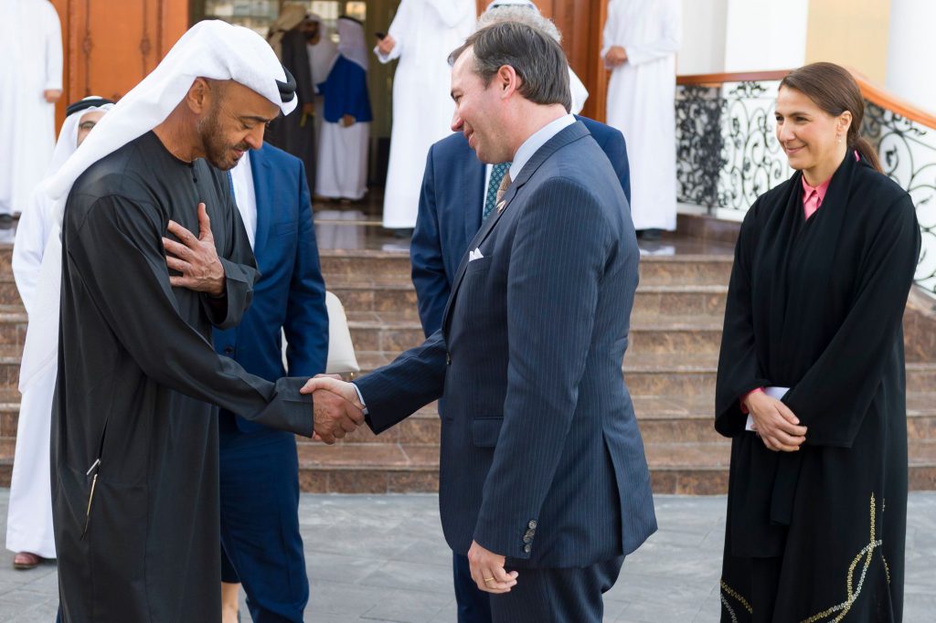 Guillaume de Luxembourg à Abu Dhabi Noblesse & Royautés