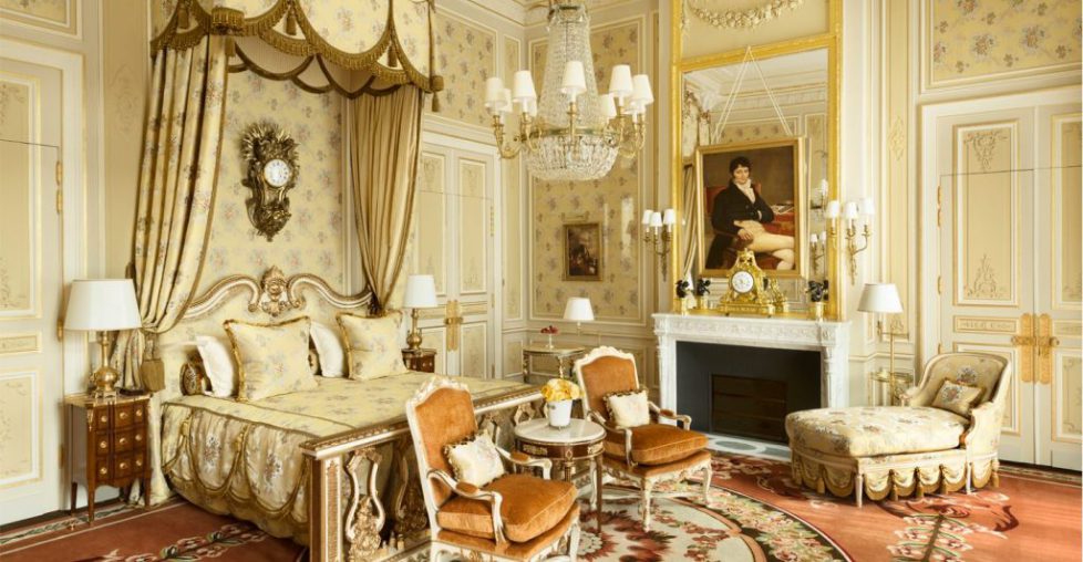 La suite « Impériale » au Ritz à Paris
