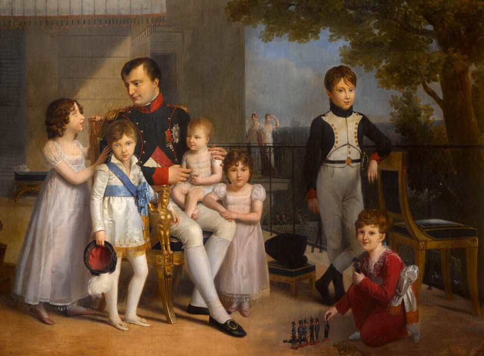Napoléon-entouré-de-ses-enfantsFranck-Raux-recadre-blog