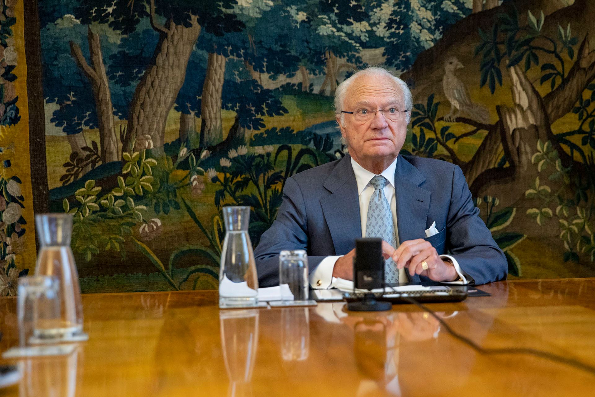 Le roi de Suède au Global Child Forum Noblesse & Royautés