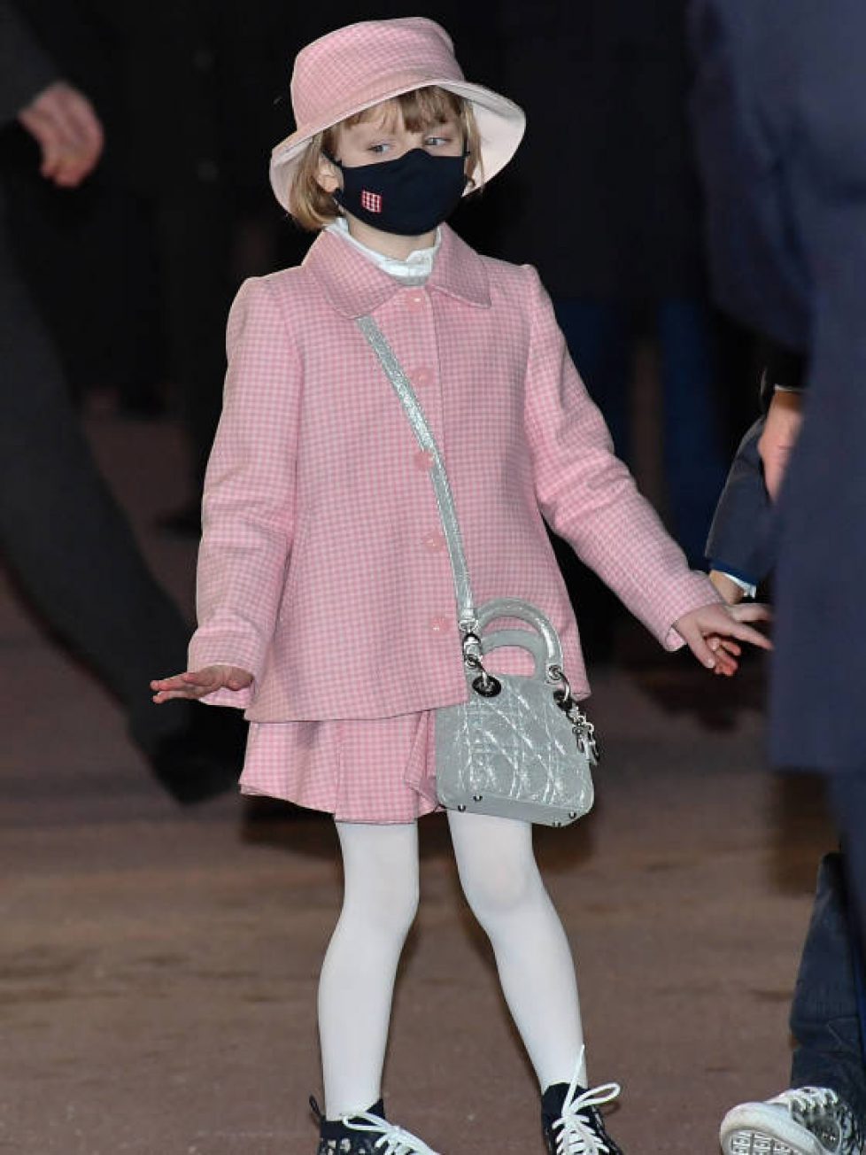 monaco-monaco-january-26-princess-gabriella-of-monaco-attends-the-ceremony-of-sainte-devote-on-january-26-2021-in-monaco-monaco-photo-by-pls-pool-getty-images