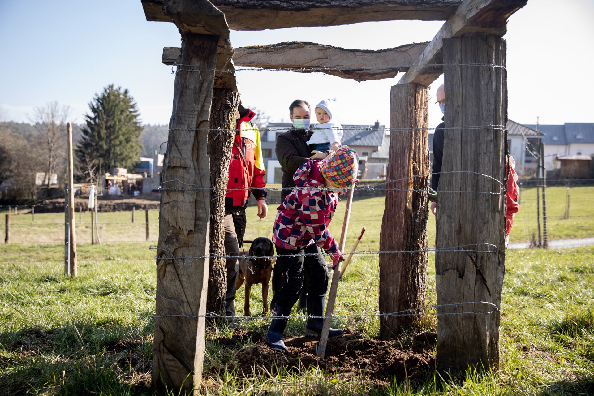 Sortie au verger GrandDuc Jean pour Charles de Luxembourg Noblesse