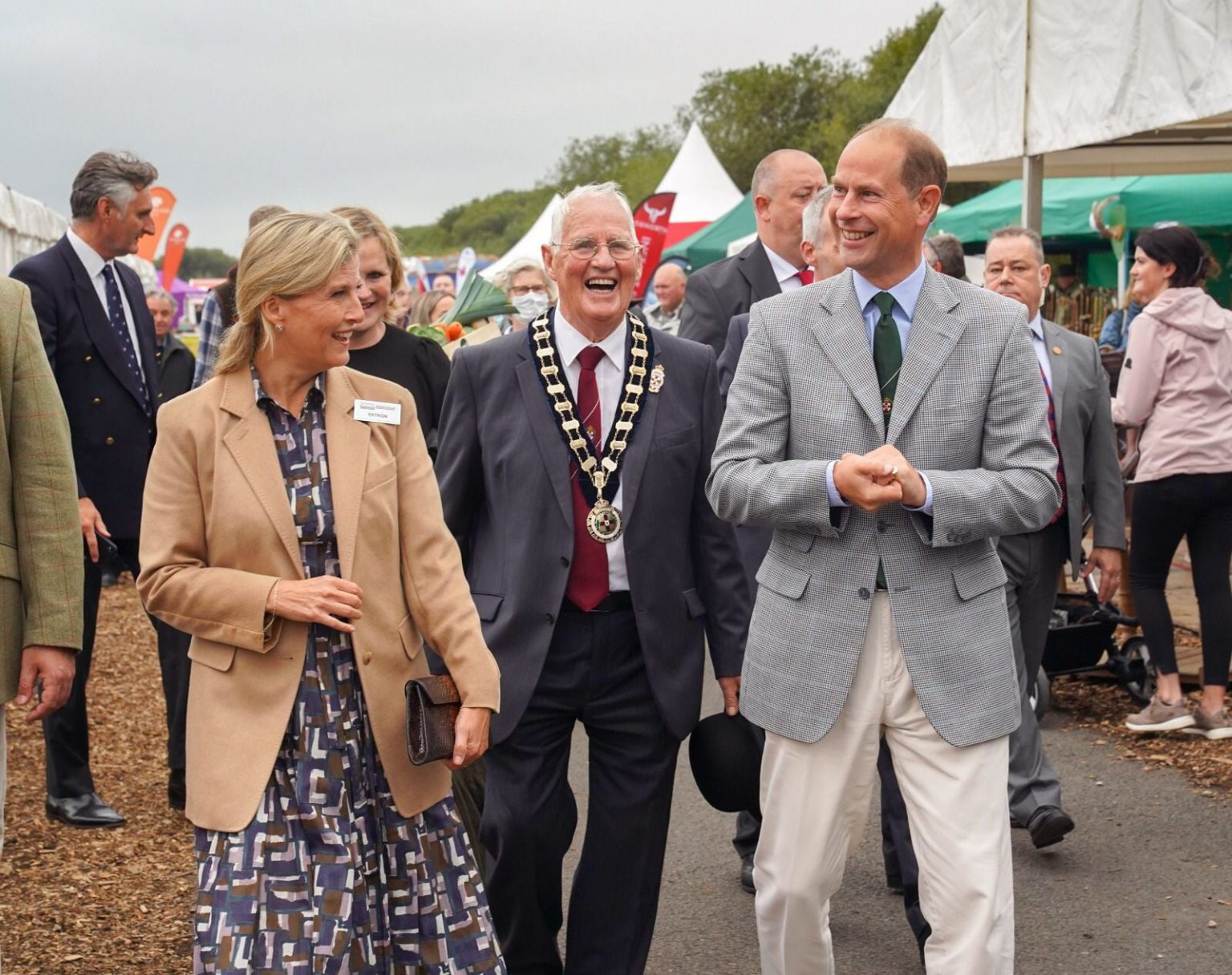 Le comte et la comtesse de Wessex en Irlande du Nord Noblesse & Royautés