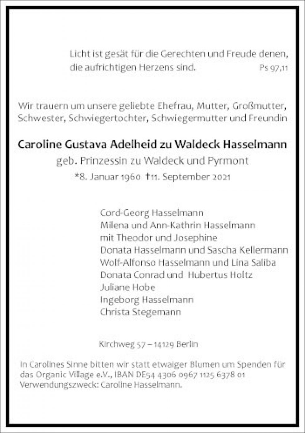 carolinegustavaadelheid-zuwaldeckhasselmann-traueranzeige-3ac1cee5-3e5e-4989-a334-d06bba0671cb