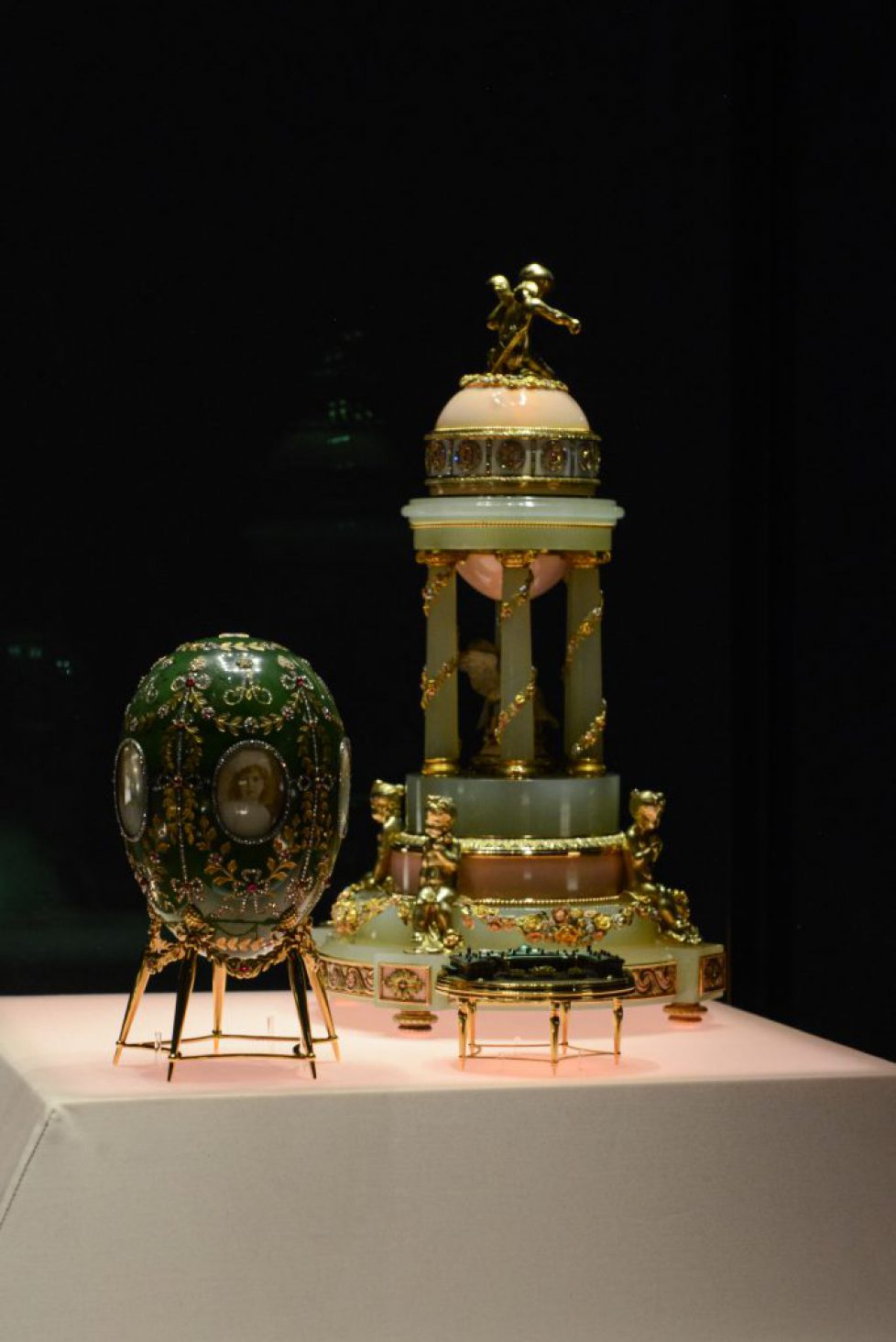 Installation shot of Faberge in London, Romance to Revolution at the V&A, from November 20 to May 8 (18)