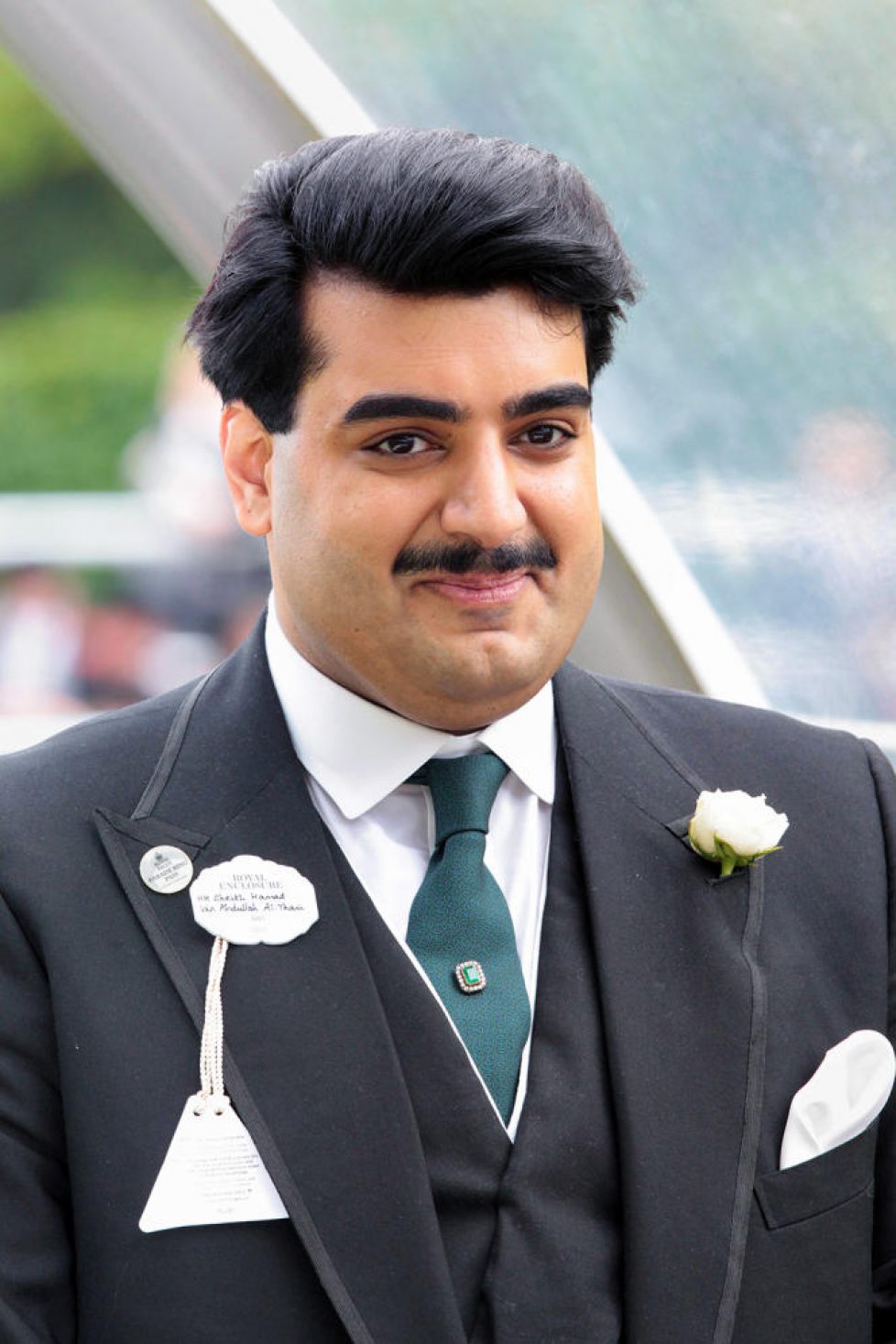 Ascot, United Kingdom, Sheikh Hamad bin Abdulla al Thani, owner of galloping race horses