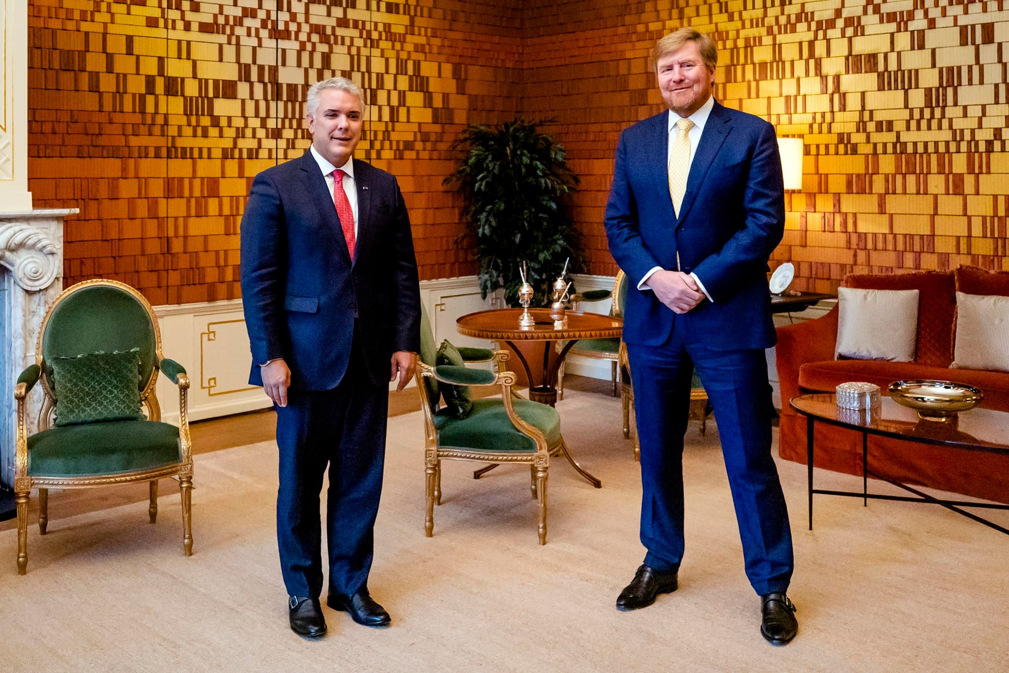 Willem Alexander des PaysBas reçoit le président colombien Noblesse