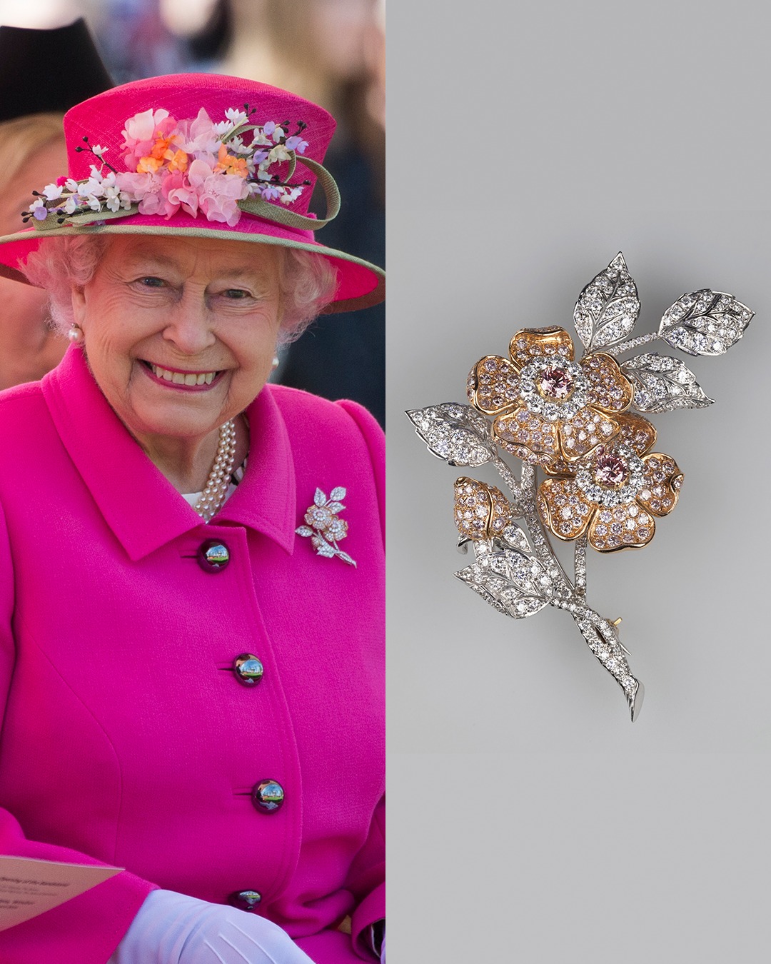 Les broches du RoyaumeUni d’Elizabeth II Noblesse & Royautés
