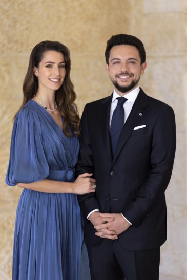 His Royal Highness Crown Prince Al Hussein and Ms. Rajwa Al Saif