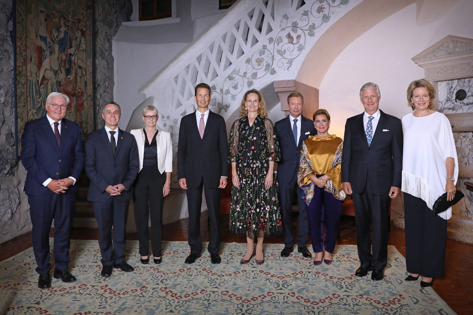 Aloïs et Sophie de Liechtenstein dîner au château de Vaduz Noblesse