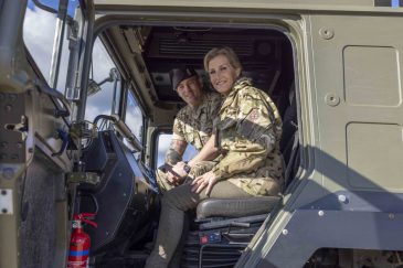 Her Royal Highness, The Countess of Wessex Visits MOD Lyneham