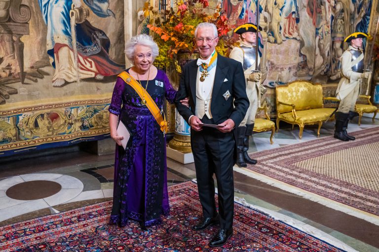 Dîner d’Etat pour la visite des souverains néerlandais en Suède