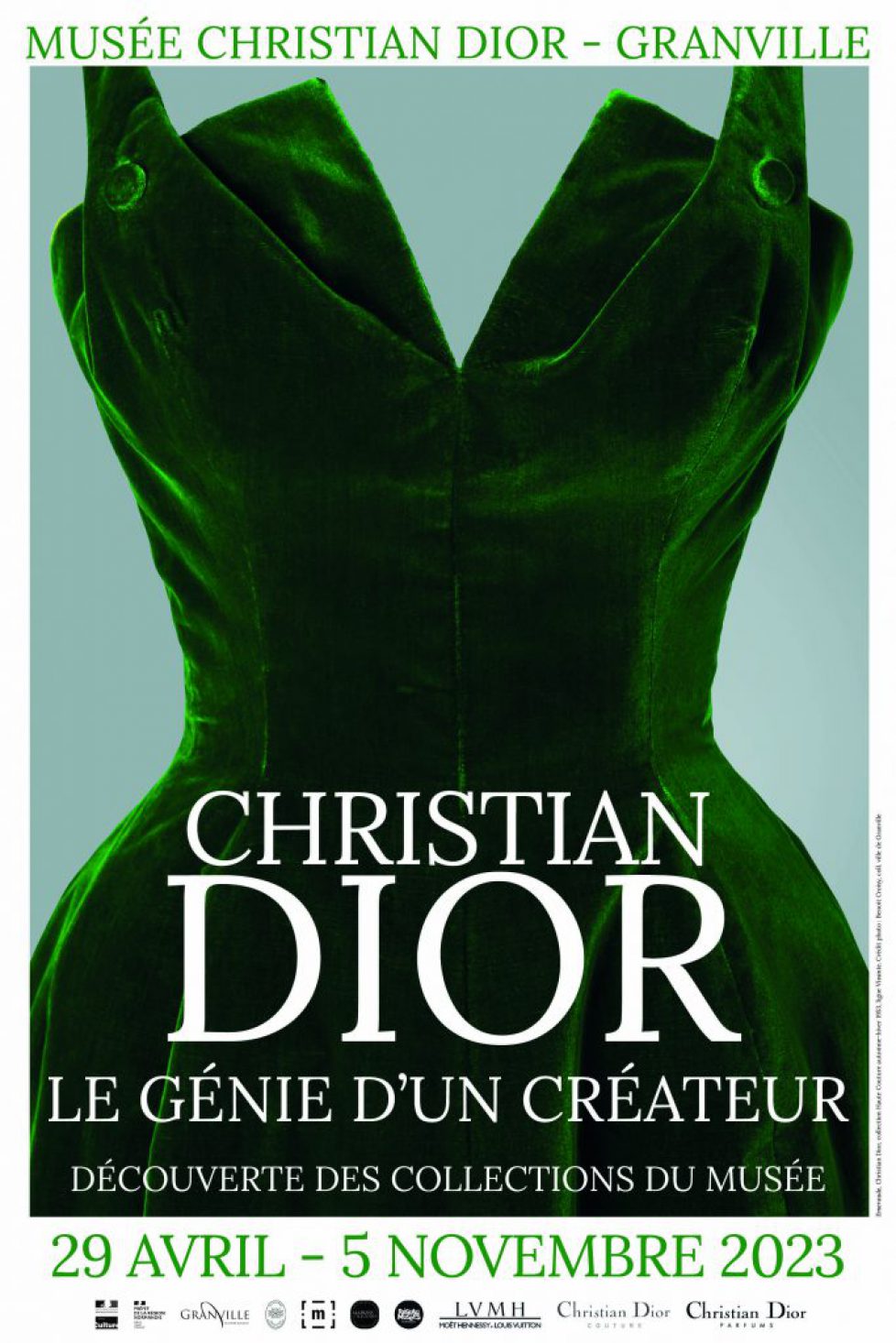 Affiche Emeraude - Christian Dior, le génie d un couturier - 40 x 60 cm BD
