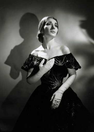 Photograph of Maria Callas taken as Violette in La Traviata photography by Houston Rogers © Victoria and Albert Museum, London