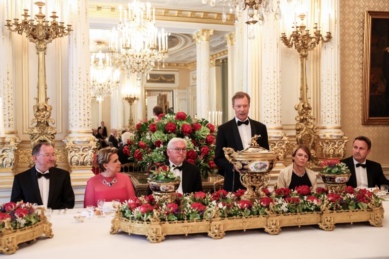 Banquet en l’honneur du président allemand au Palais grandducal