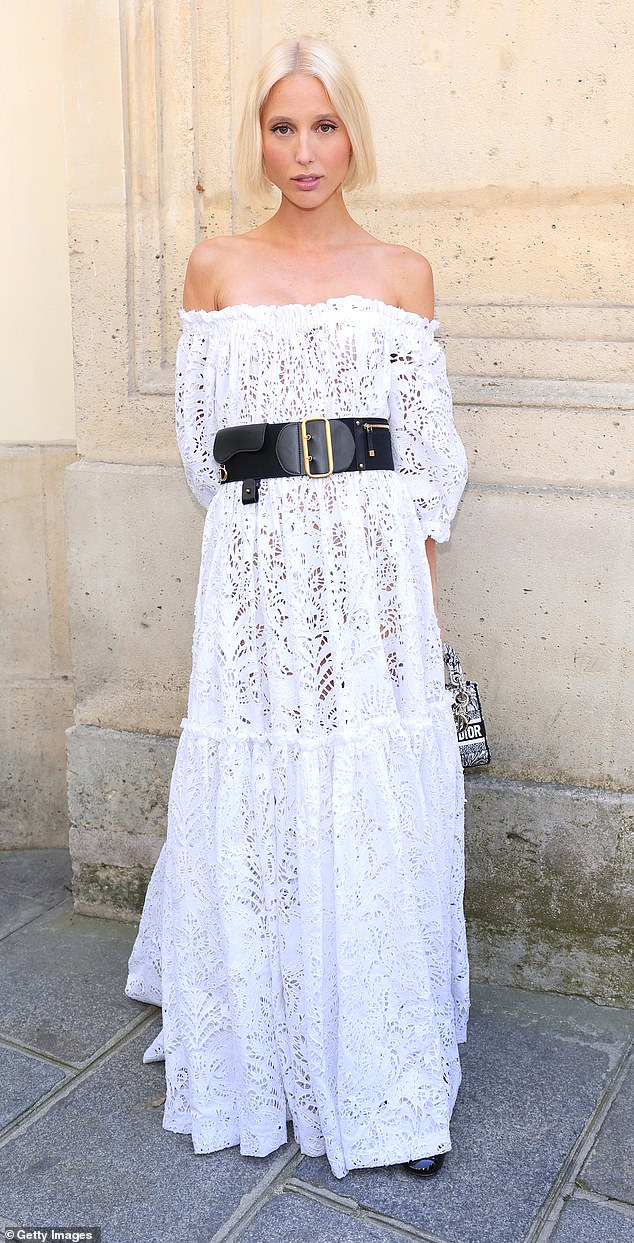 Maria Olympia de Grèce au défilé de Christian Dior – Noblesse & Royautés