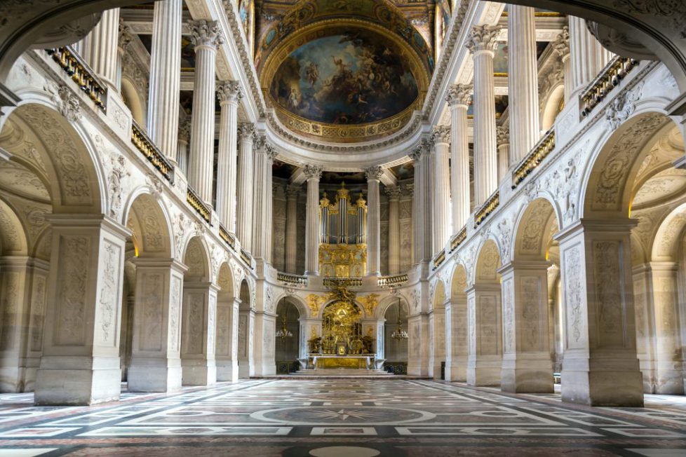 chapel in Versaille Palace