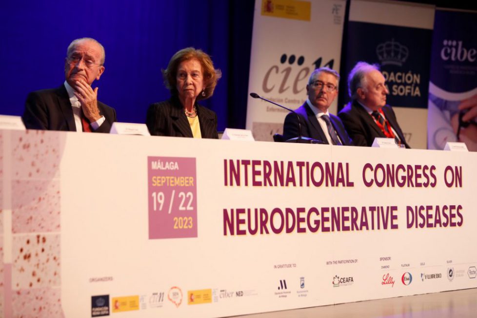 La reina Sofía inaugura oficialmente el Congreso Internacional de Enfermedades Neurodegenerativas