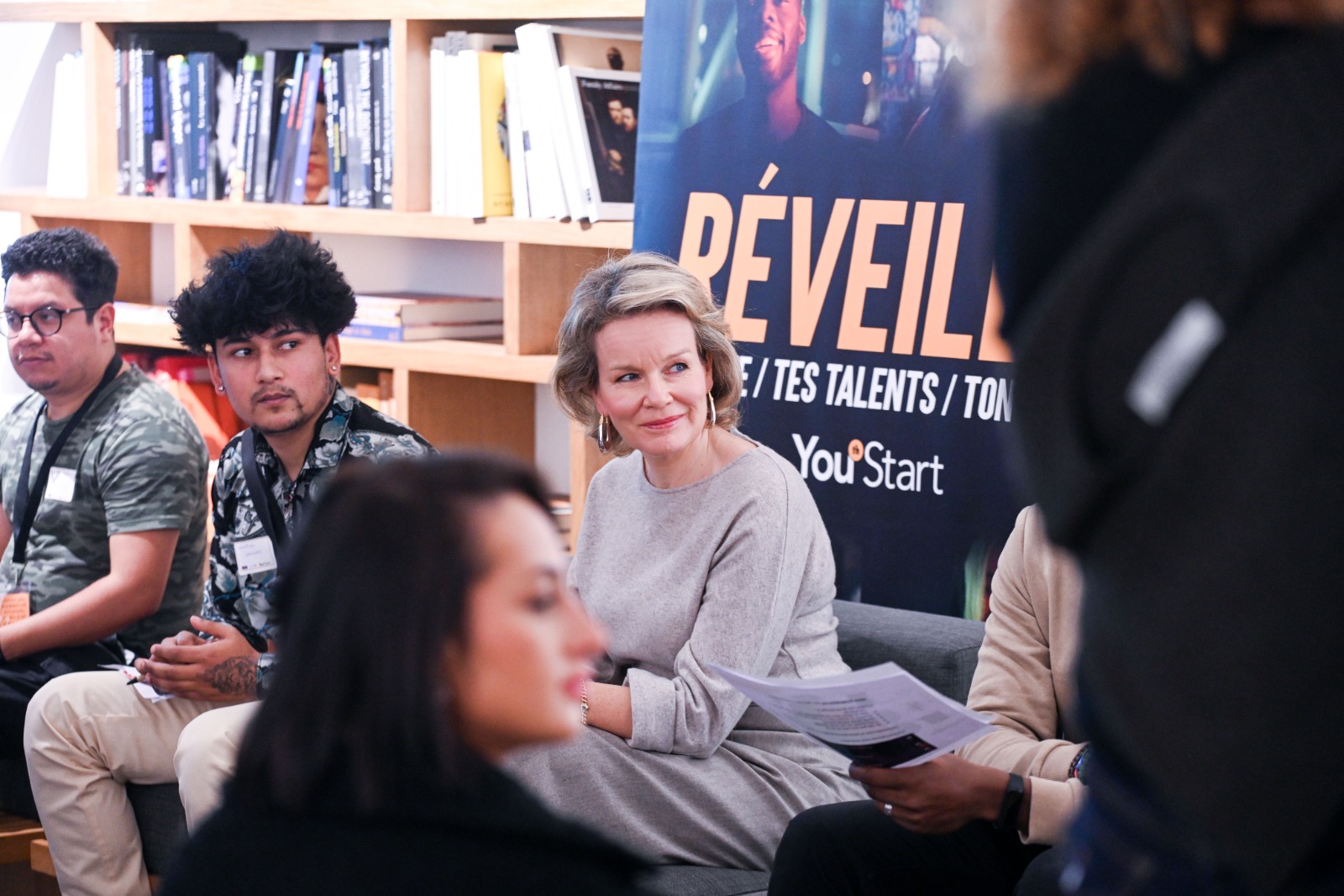 Mathilde de Belgique à l’événement « Young Talent » Noblesse & Royautés