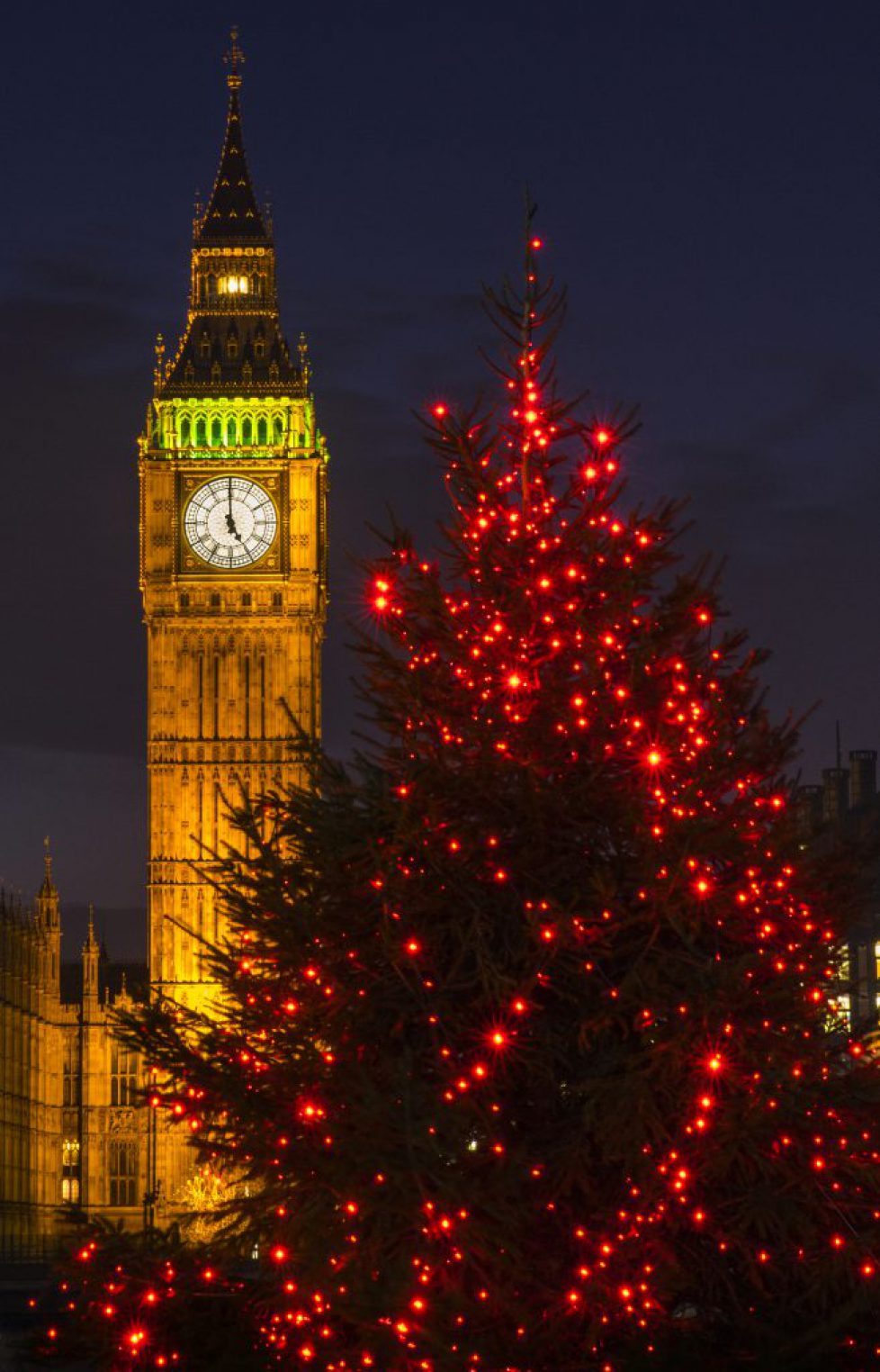 Big Ben at Christmas