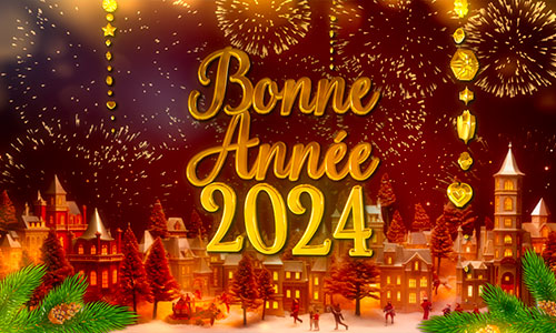 Bonne année 2024 ✨ Meilleurs vœux 2024🌟