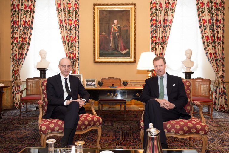 Henri de Luxembourg audience avec le Premier Ministre Frieden