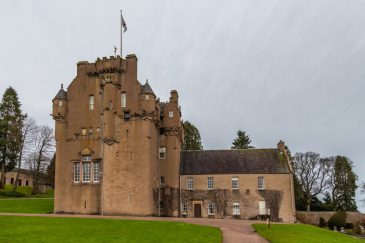 Crathes Castle and grounds, Aberdeenshire, Scotland.