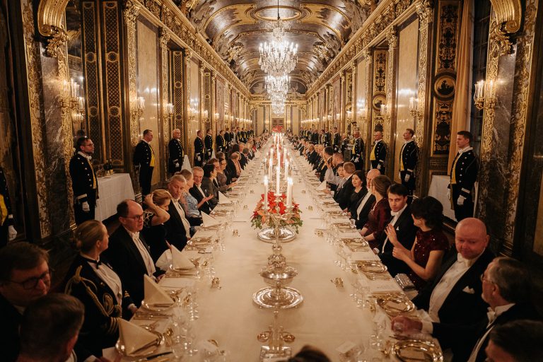 Menu du dîner de gala des Nobel 2024 au Palais royal Noblesse & Royautés