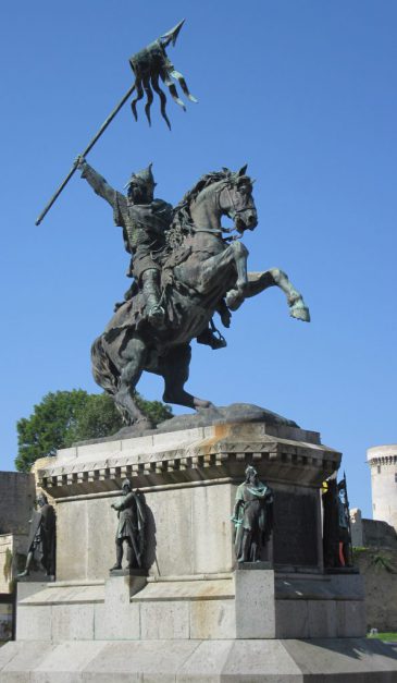Statue_d'Dgilliaume_lé_Contchéthant_à_Falaise_01