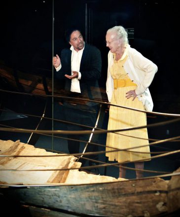 Dronning Margrethe besøger Holbæk museum(Foto: Keld Navntoft/Holbæk Museum)