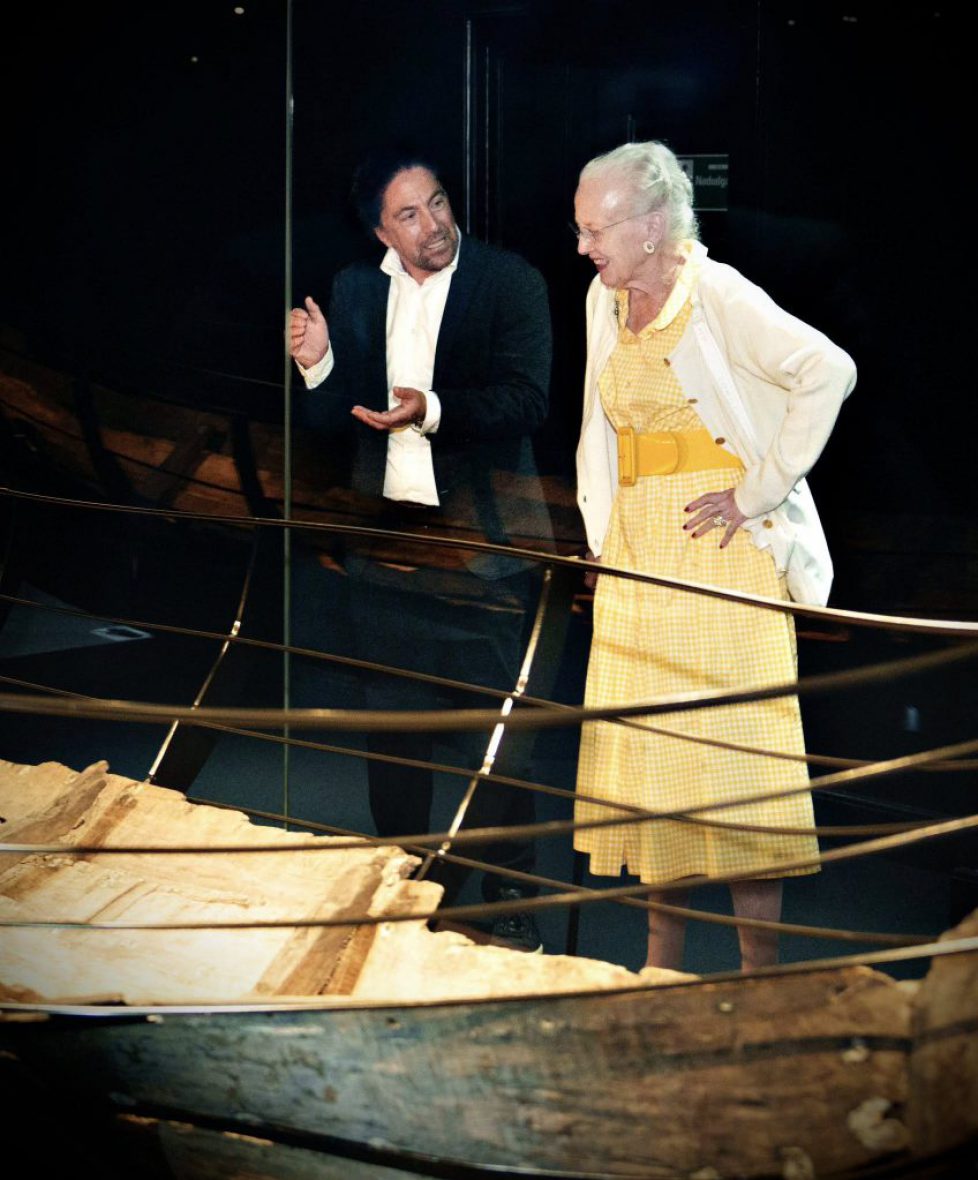 Dronning Margrethe besøger Holbæk museum(Foto: Keld Navntoft/Holbæk Museum)