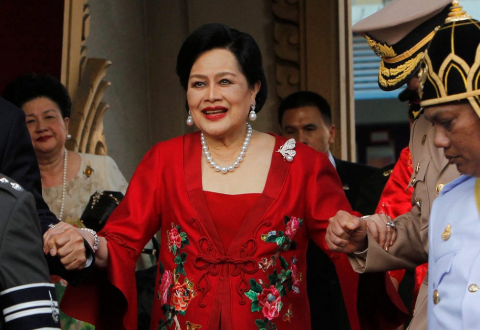 FILE PHOTO: Thailand's Queen Sirikit arrives in Chinatown for Lunar New Year celebrations in Bangkok FILE PHOTO: Thailand's Queen Sirikit arrives in Chinatown for Lunar New Year celebrations in Bangkok