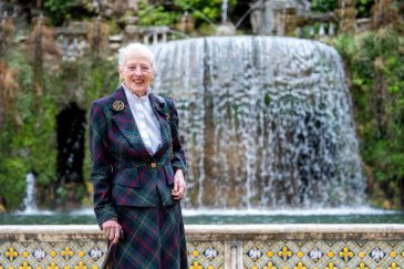 Dronning Margrethe besøger RomBesøg på Villa d’Este, Tivoli