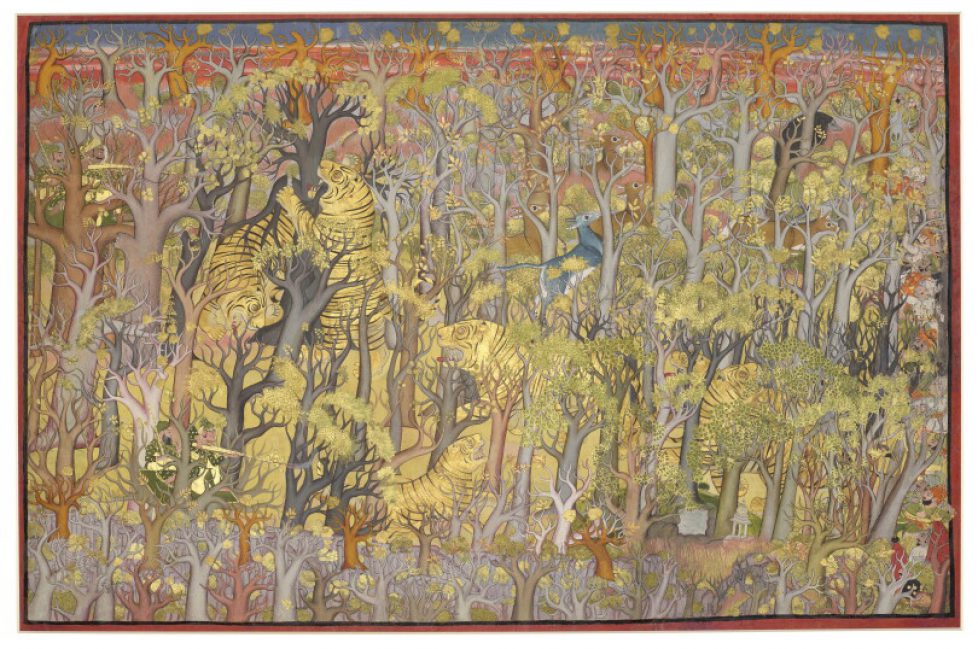 Maharao Umed Singh (R.1771-1819) Hunting Tiger.jpg SADRUDDIN AGA KHAN VENTE