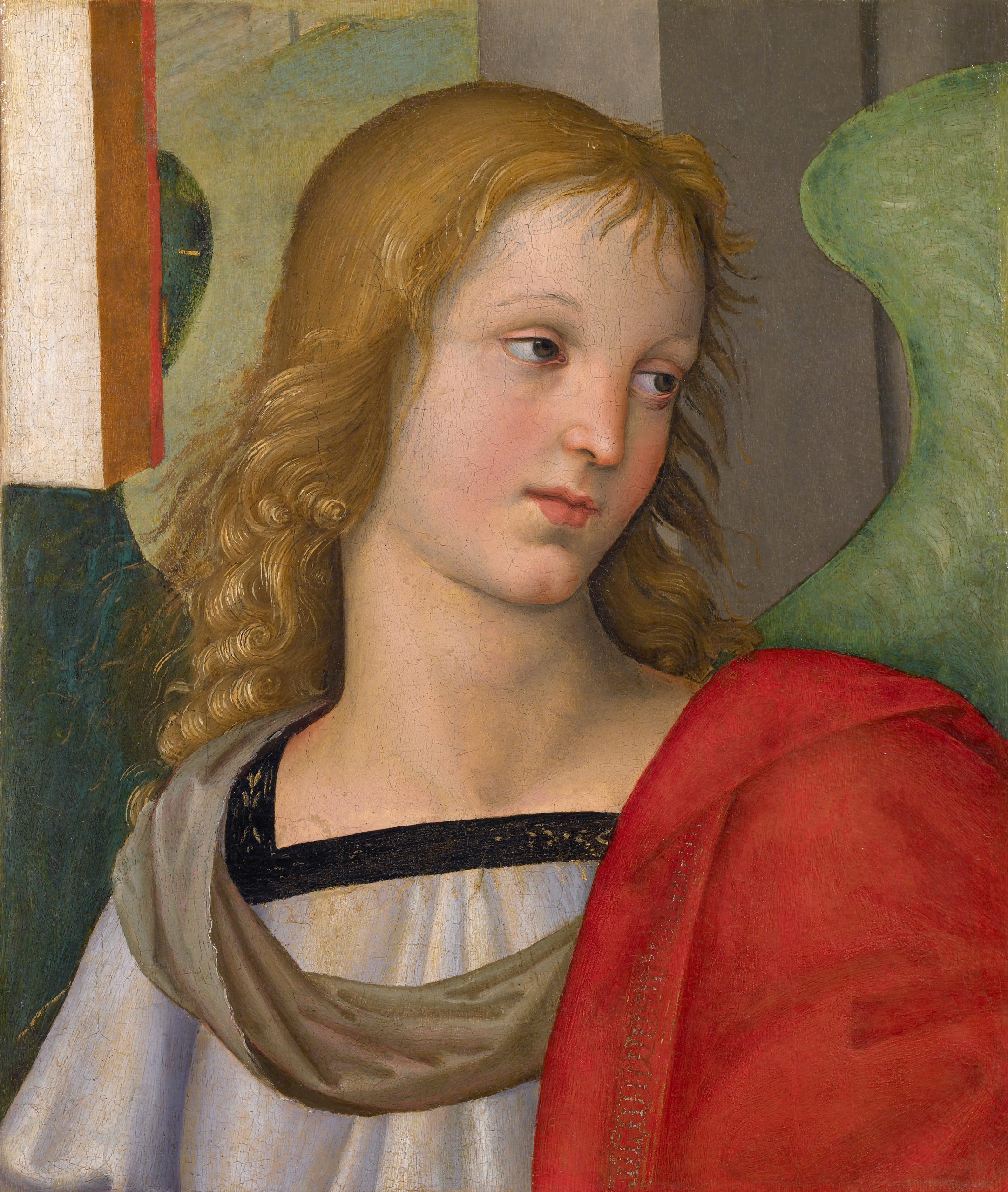 Angel in Bust-Length (Fragment from the Baronci Altarpiece)_ca. 1500-01