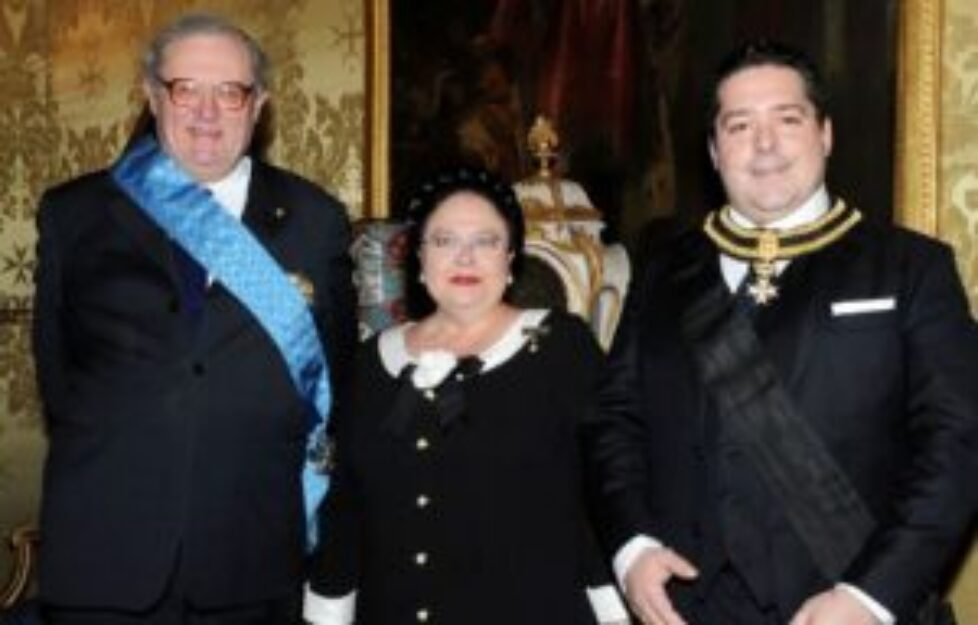 Le grand-duc George de Russie reçu à l&rsquo;Ordre de Malte à Rome