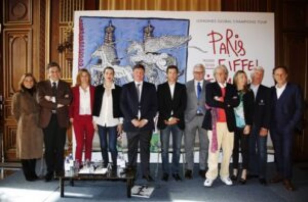 Charlotte Casiraghi à la présentation d&rsquo;un concours hippique