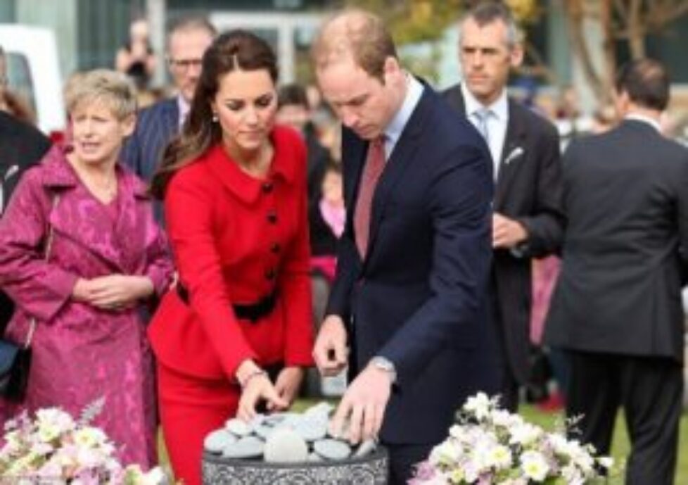 William et Catherine à Christchurch
