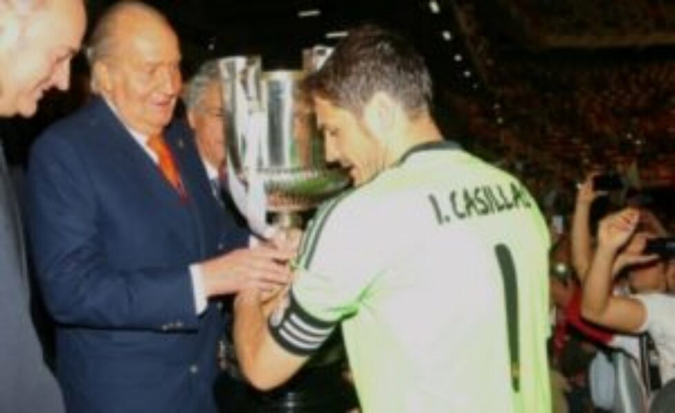 Juan Carlos d&rsquo;Espagne à la finale de la « Coupe du Roi »